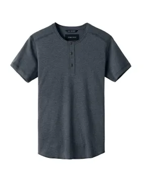 1x1 Slub Short Sleeve Henley Shadow