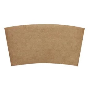 8oz Traditional Cup Jackets - Kraft - 1,000 ct