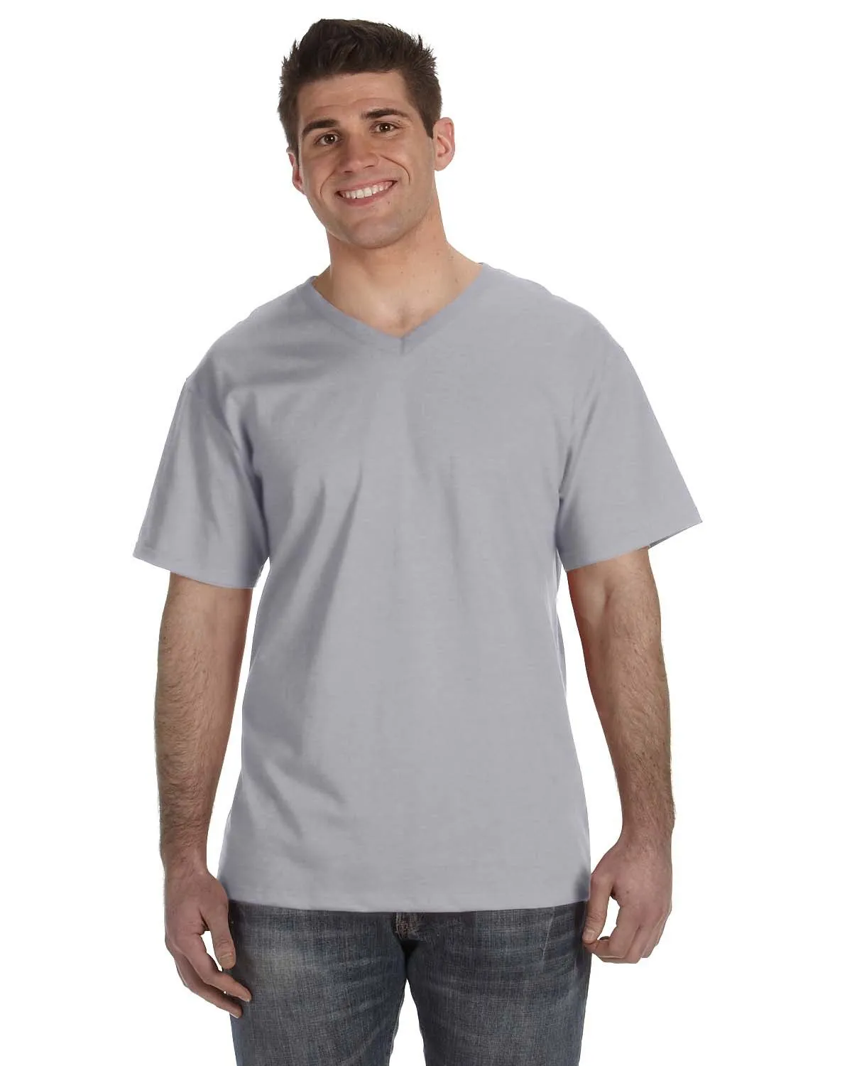 Adult Hd Cotton� V-Neck T-Shirt