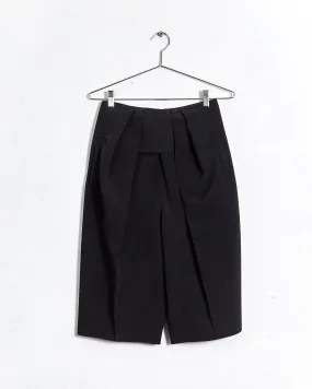 Balenciaga 2012 tailored cullottes, black, 10