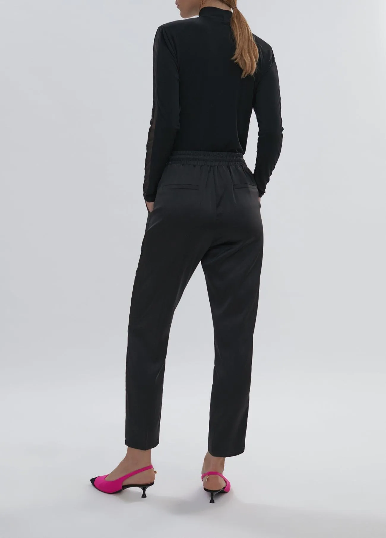 Basic satin joggers