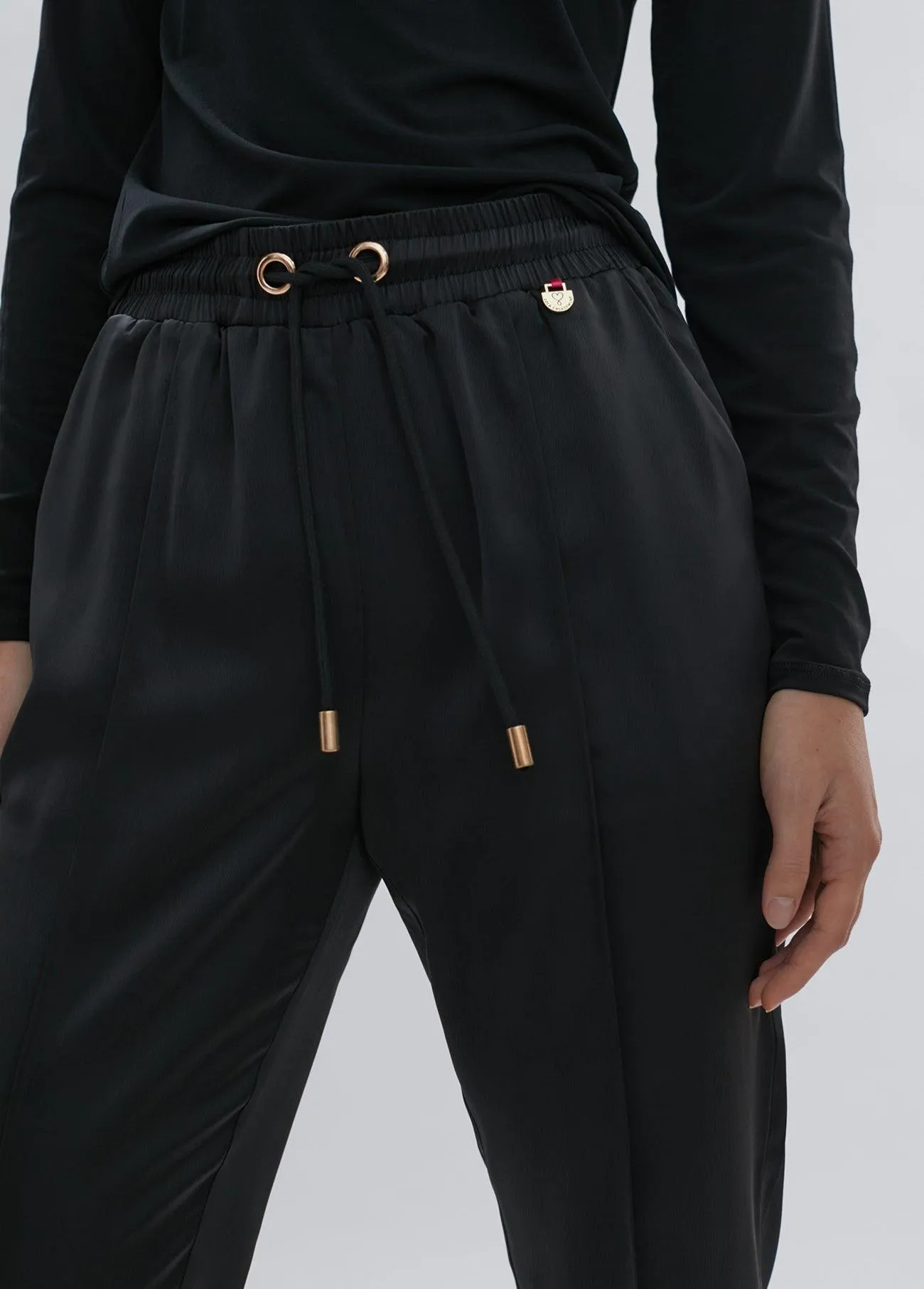 Basic satin joggers