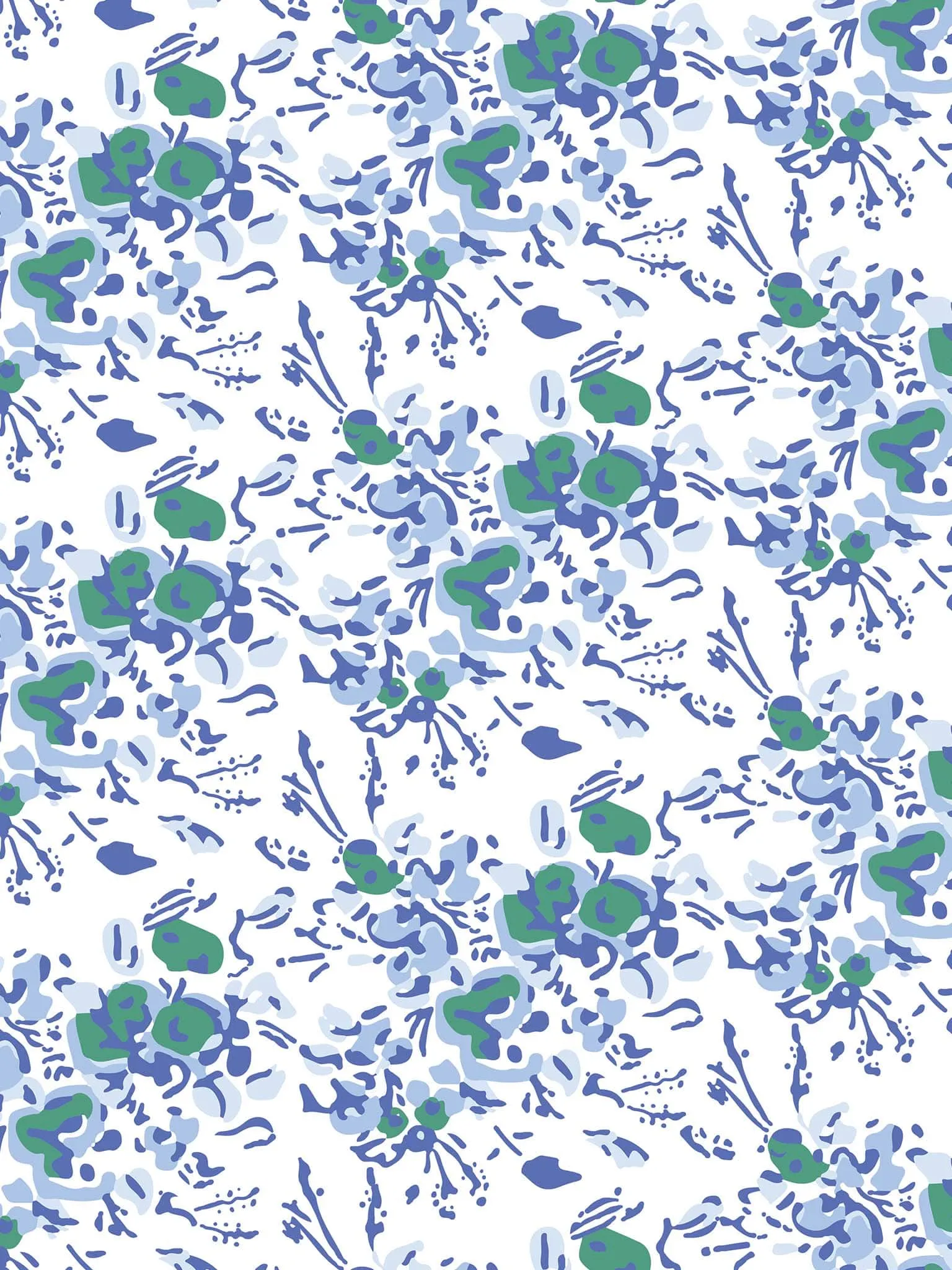 Blue Floral Bundle: Kimono Robe   Pajamas