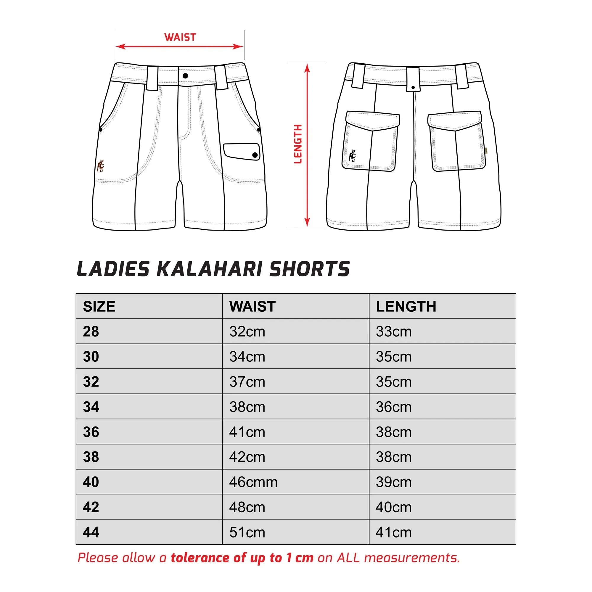 Boerboel Ladies DKW Shorts