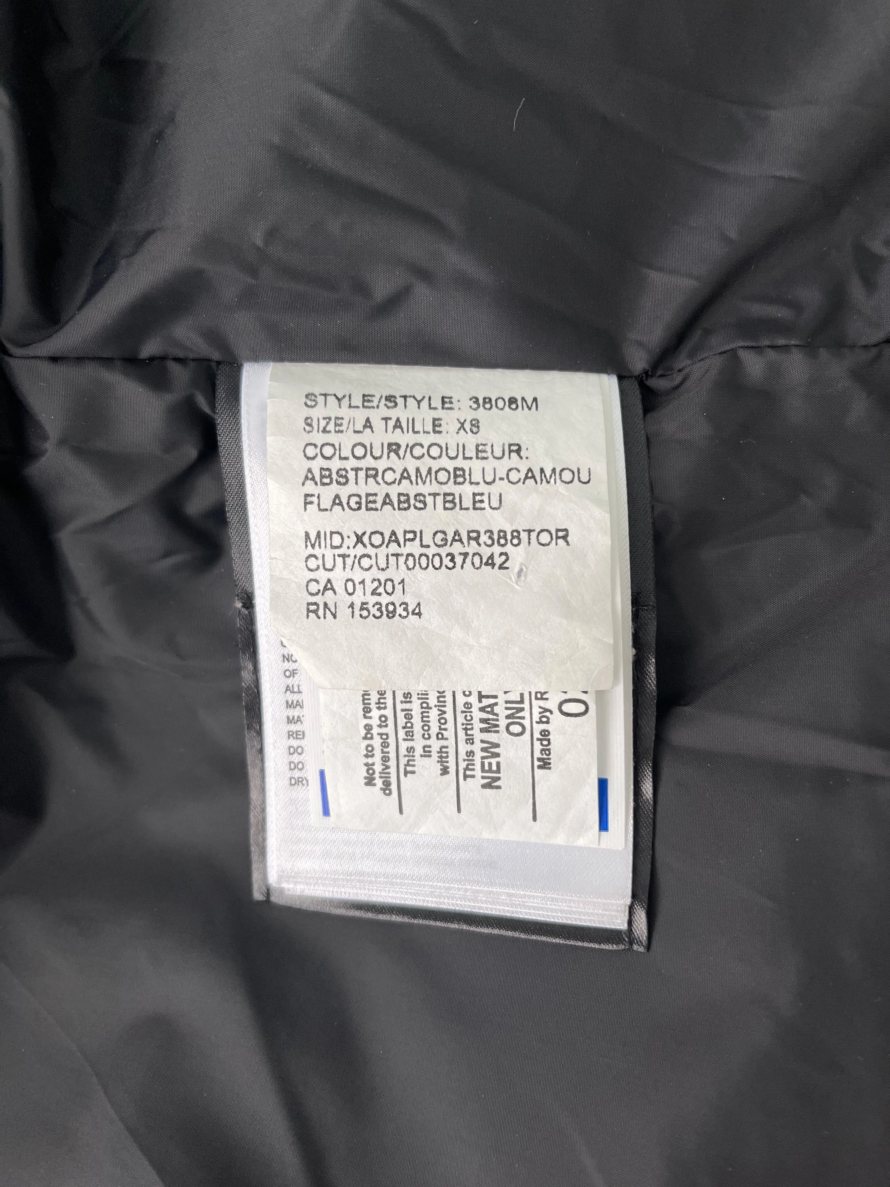 Canada Goose Blue Abstract Wyndham Parka