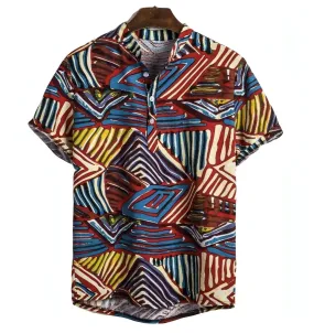 Crazy pattern shirts - Linen shirts