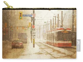 Downtown Toronto - Looks Like Snow - Carry-All Pouch