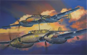 Dragon Models Aircraft 1/32 Bf110D/E Nachtjager Fighter (2 in 1) Kit