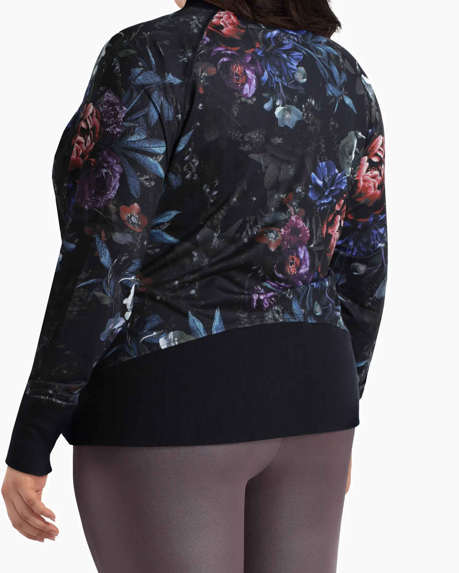 Fairweather Bomber Jacket | Black / Purple