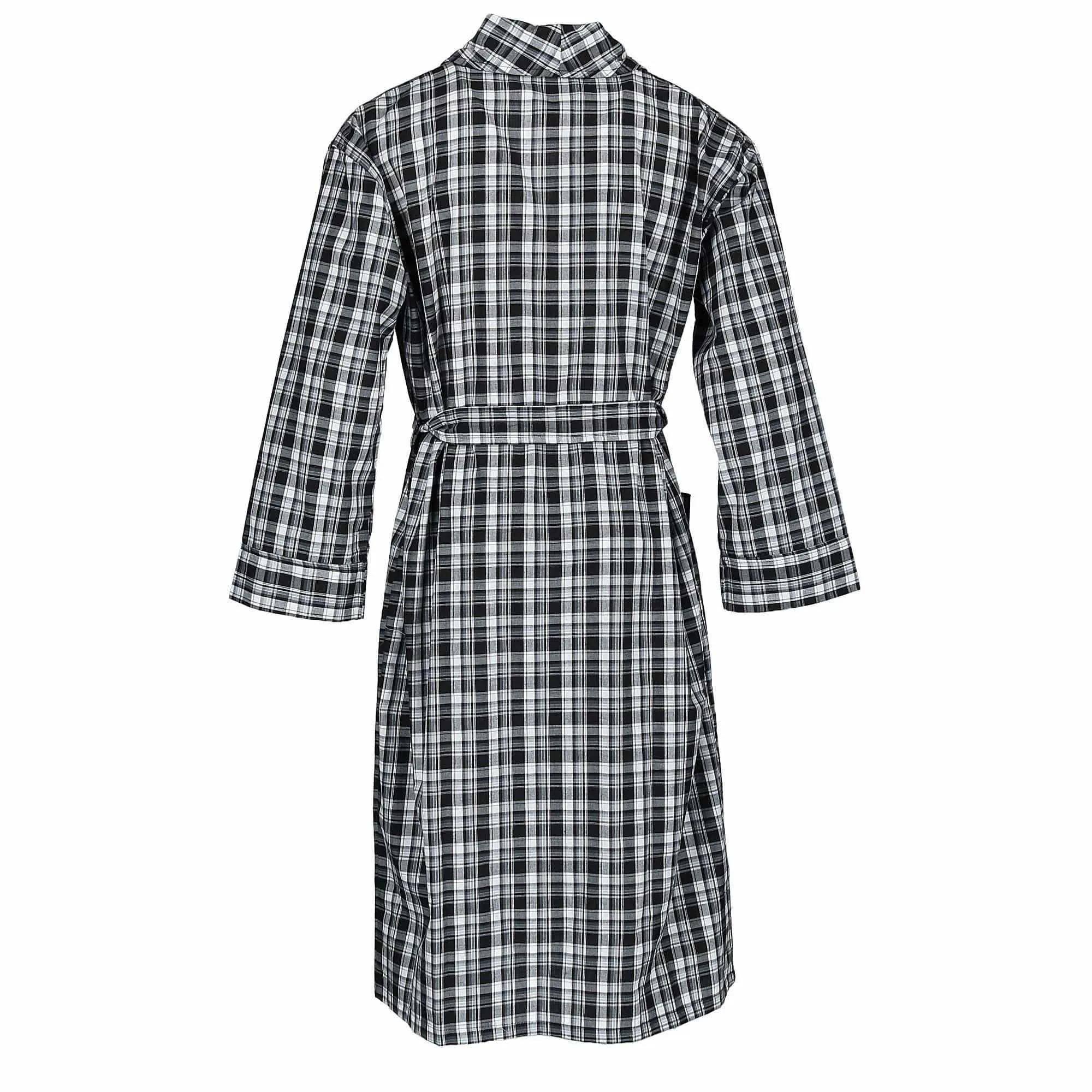 Hanes Men's Lightweight Woven Broadcloth Robe