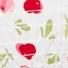 Heart-Print Smocked Peplum Top