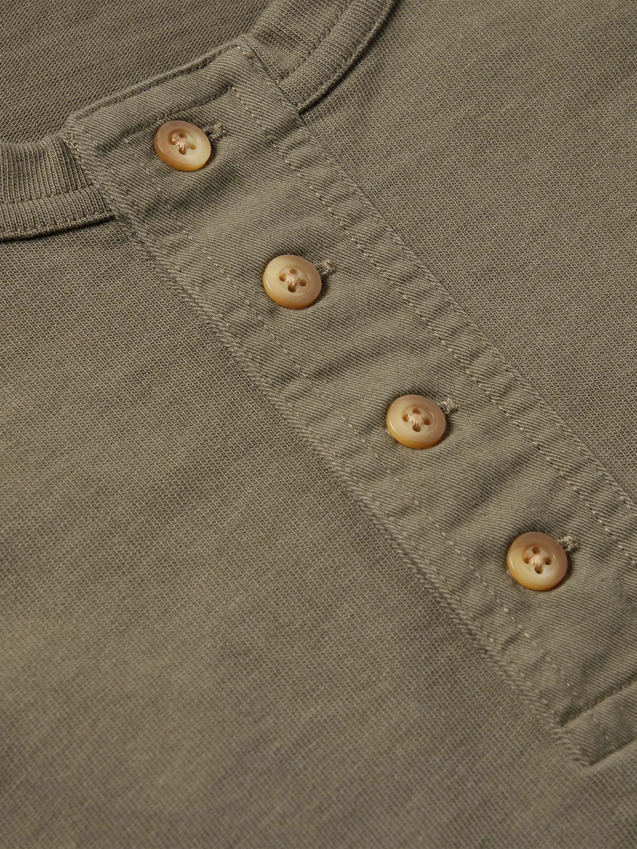 Heavyweight Cotton Henley