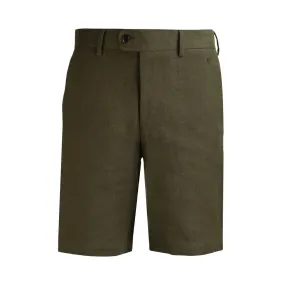 HENRY Linen Tailored Shorts OLIVE