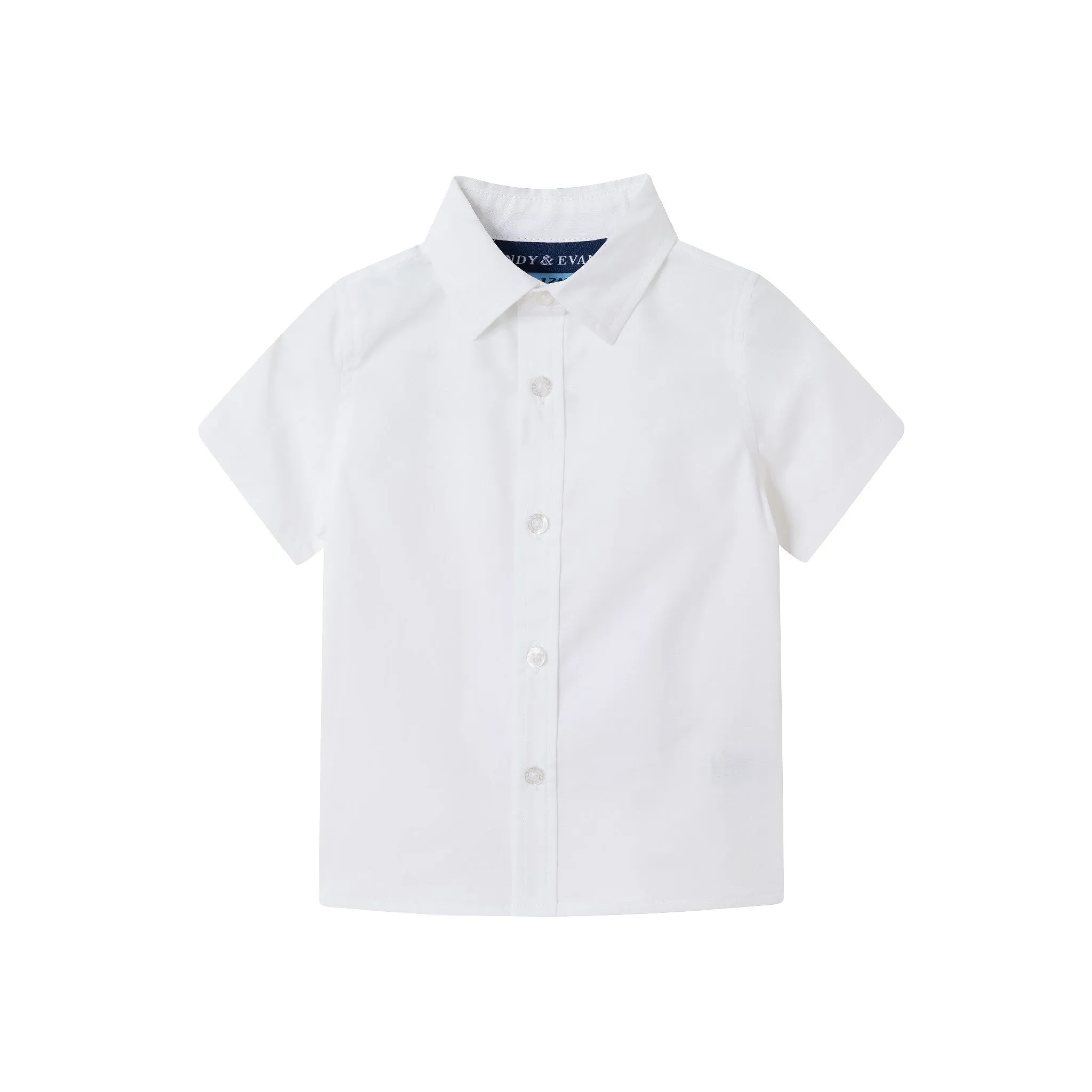 Infant (0-24M) Short Sleeve Buttondown Bowtie Vest Set | Beige