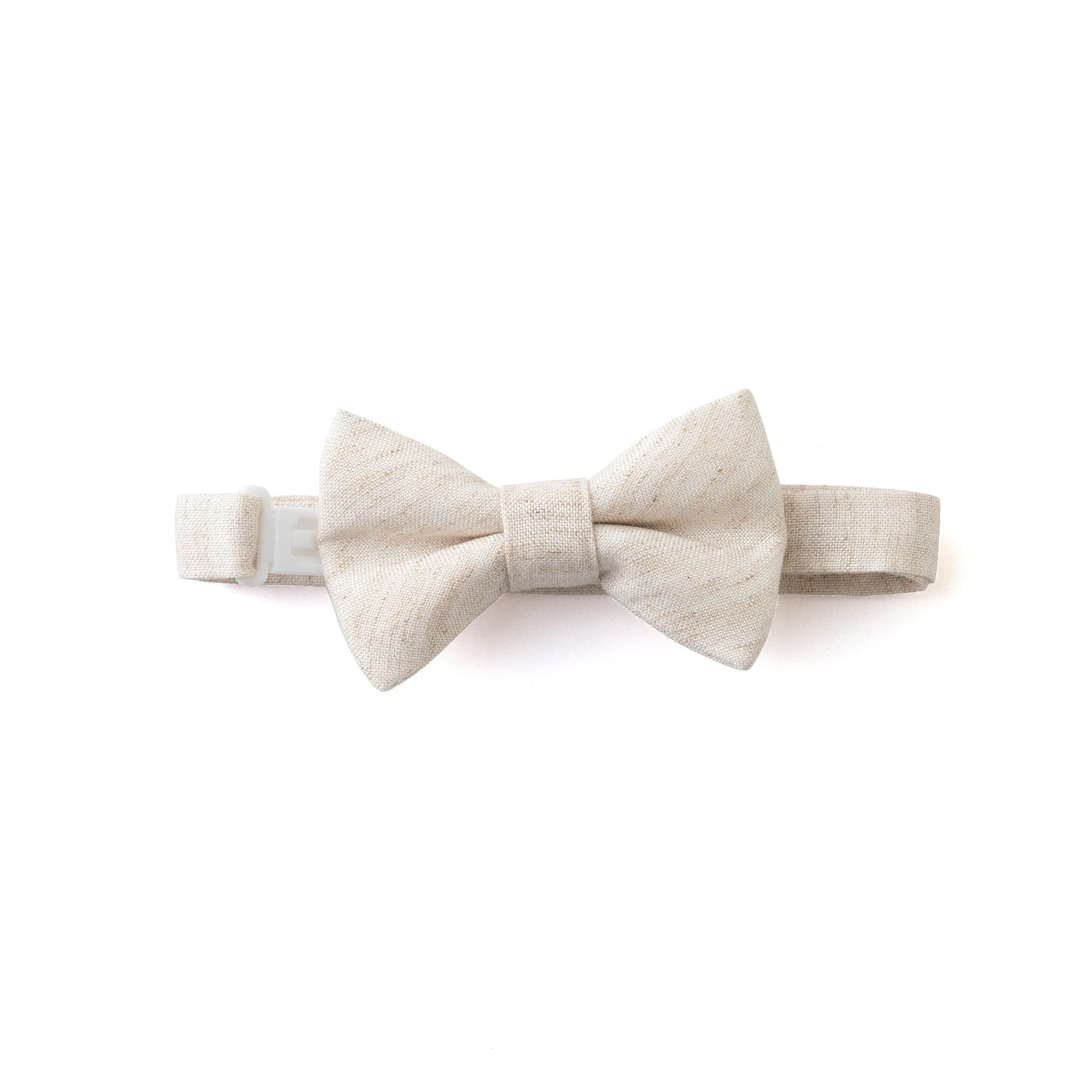 Infant (0-24M) Short Sleeve Buttondown Bowtie Vest Set | Beige