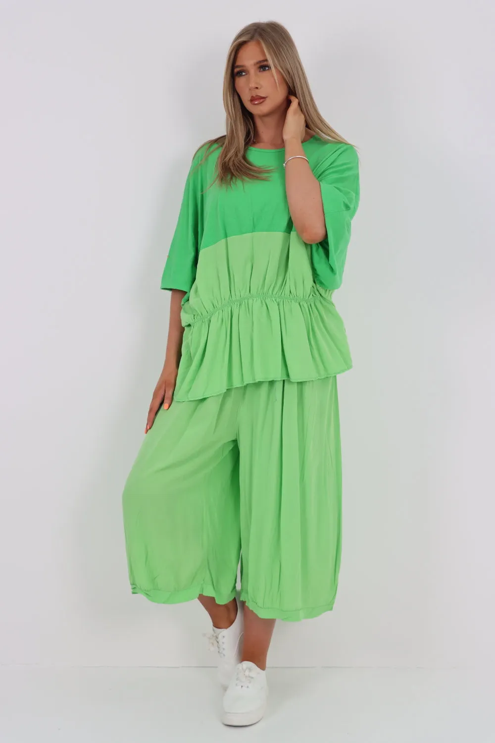 Italian Top and Culottes Co Ord Set