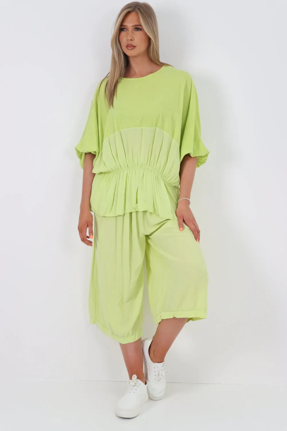 Italian Top and Culottes Co Ord Set