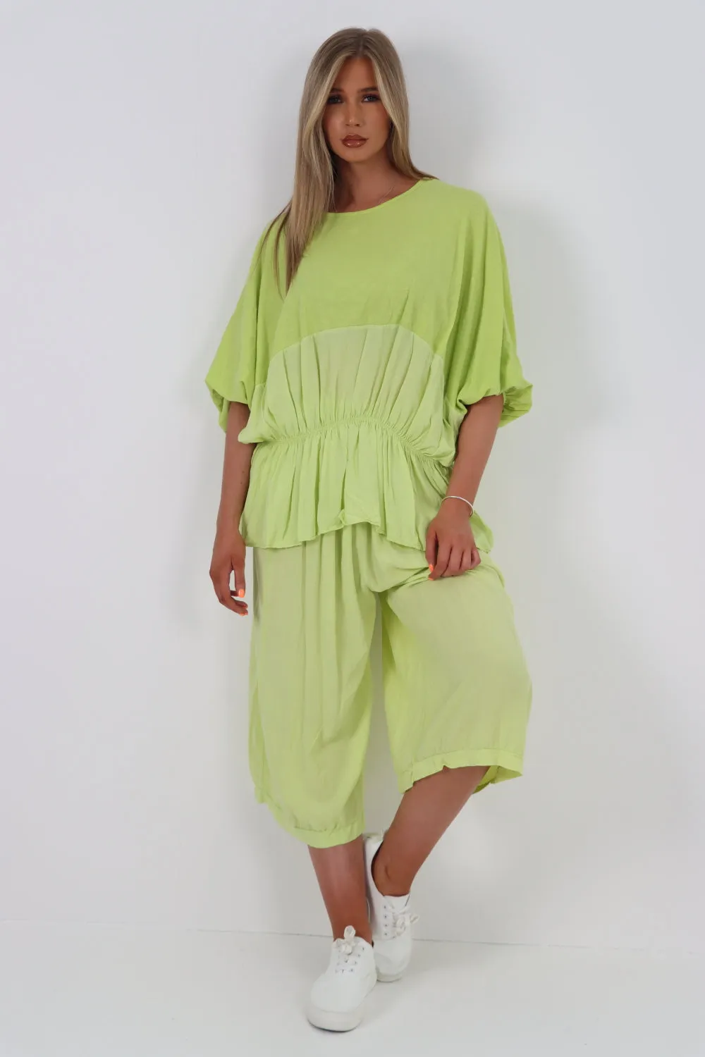 Italian Top and Culottes Co Ord Set