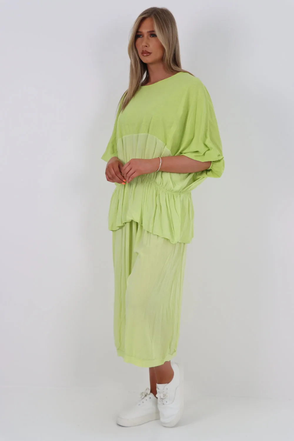 Italian Top and Culottes Co Ord Set