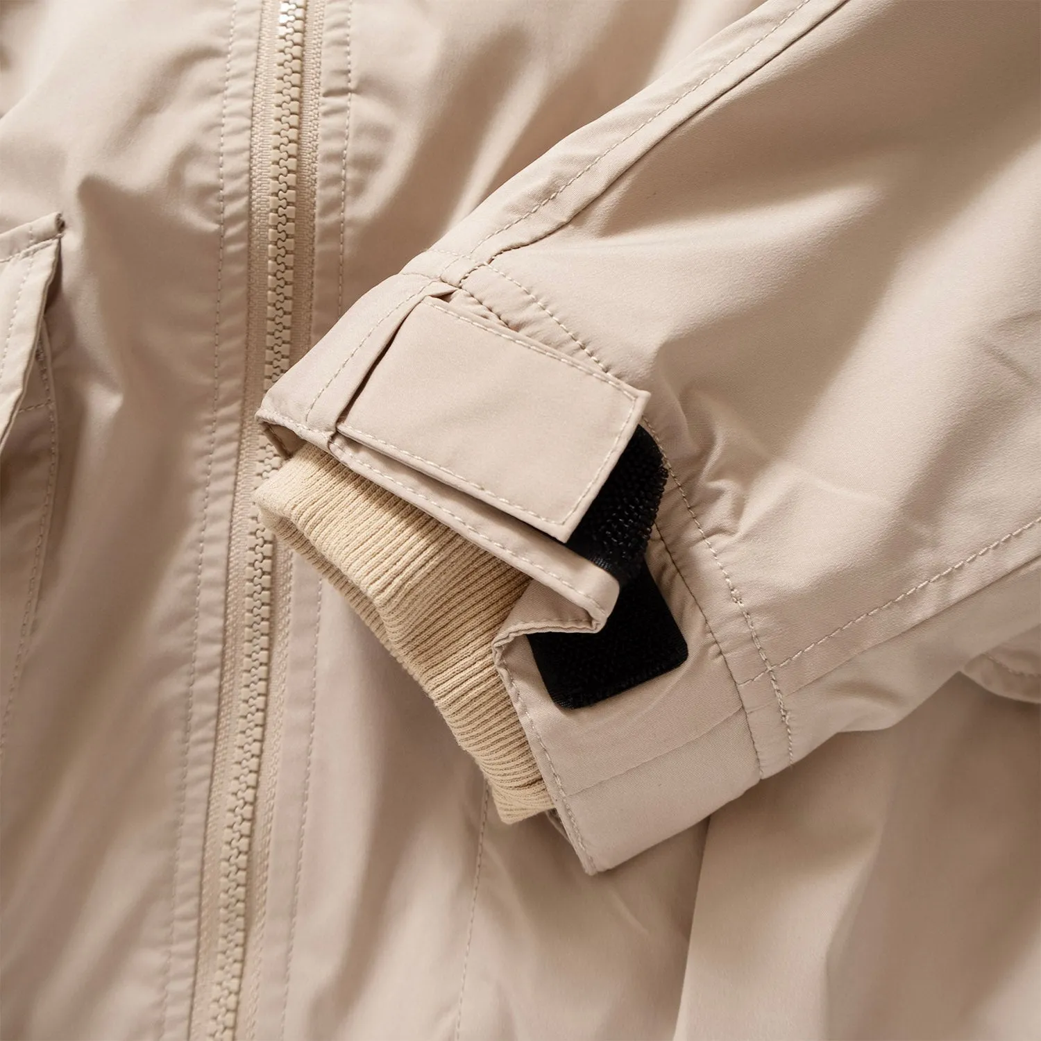 (JK320) Detachable Face Mask Mountain Parka