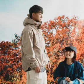(JK320) Detachable Face Mask Mountain Parka