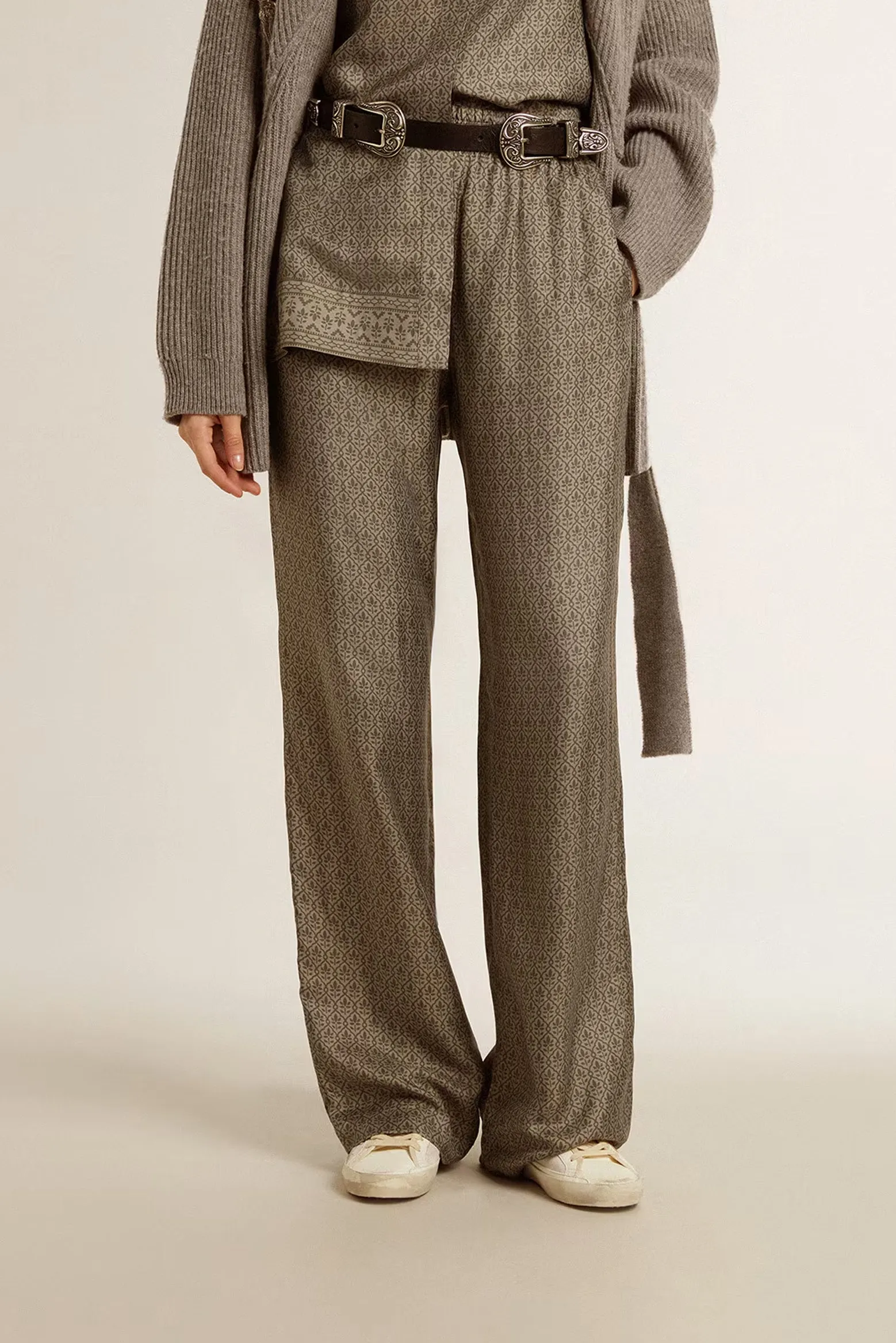 JOURNEY W'S JOGGING PANTS TWILL ALLOVER PRINT