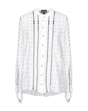 Just Cavalli Women Shirt White 8 UK