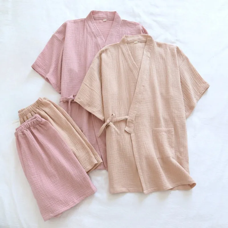 Kimono Short Sleeve Pajamas