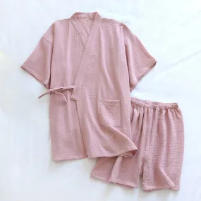 Kimono Short Sleeve Pajamas