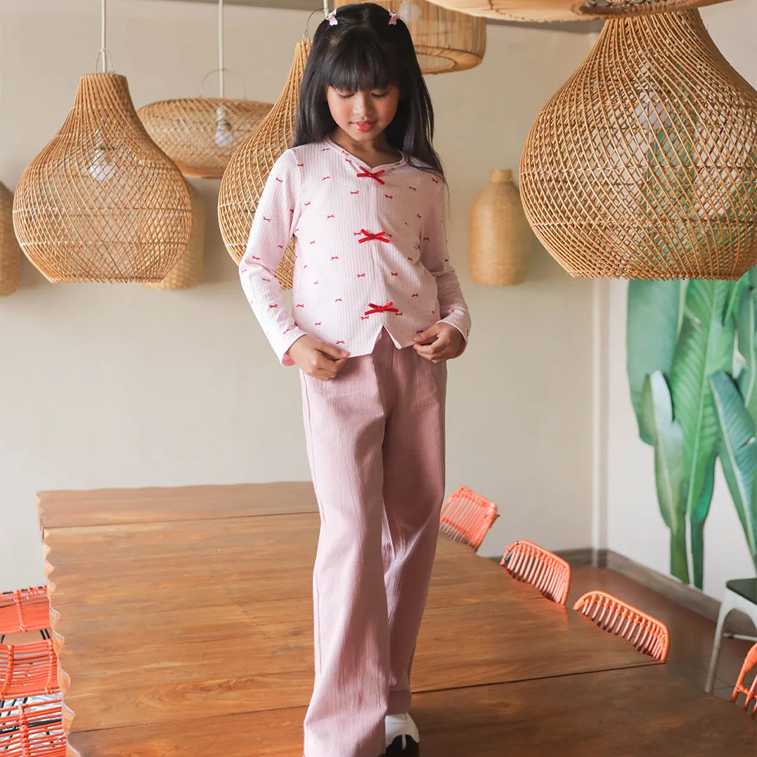 Maxi Culottes/ Kulot panjang anak/ Rodeo Junior Girl Pink Blush