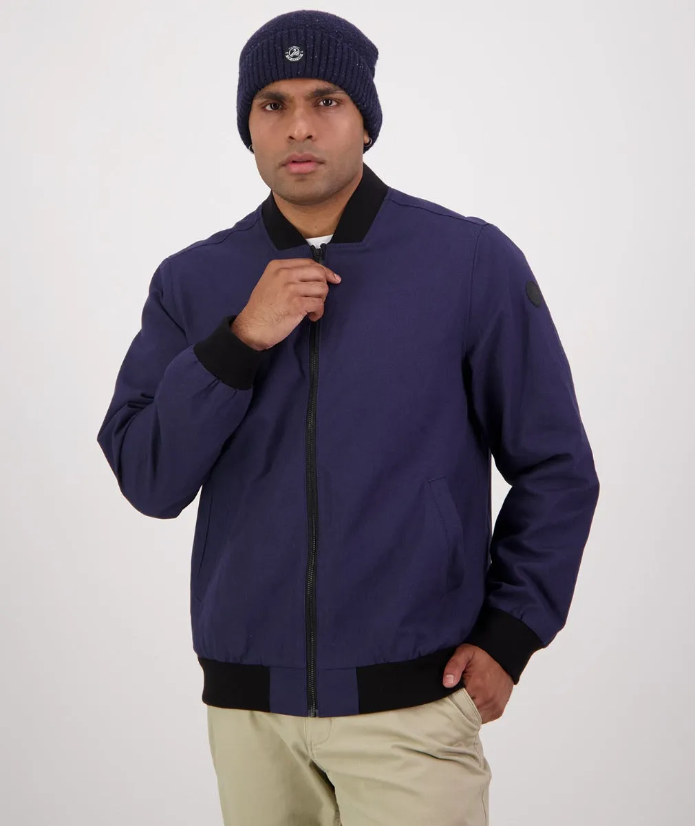 Men's Bevan Canvas Bomber Jacket