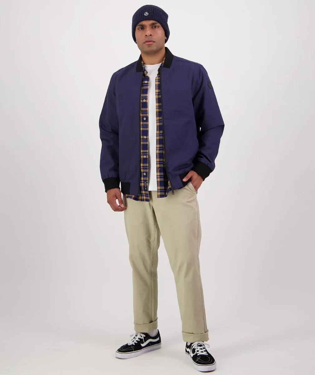 Men's Bevan Canvas Bomber Jacket