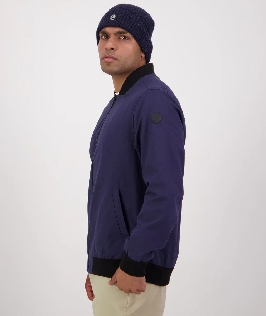 Men's Bevan Canvas Bomber Jacket