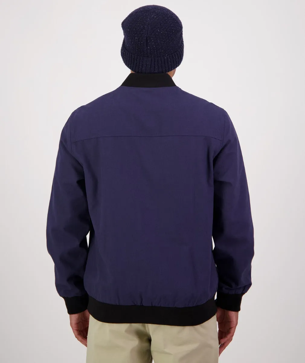 Men's Bevan Canvas Bomber Jacket