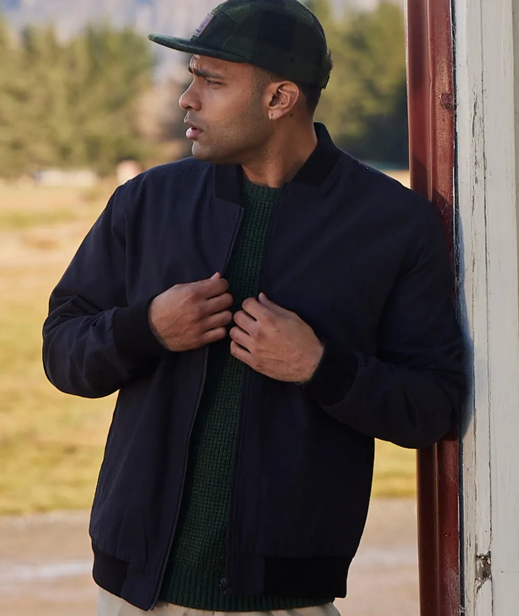 Men's Bevan Canvas Bomber Jacket