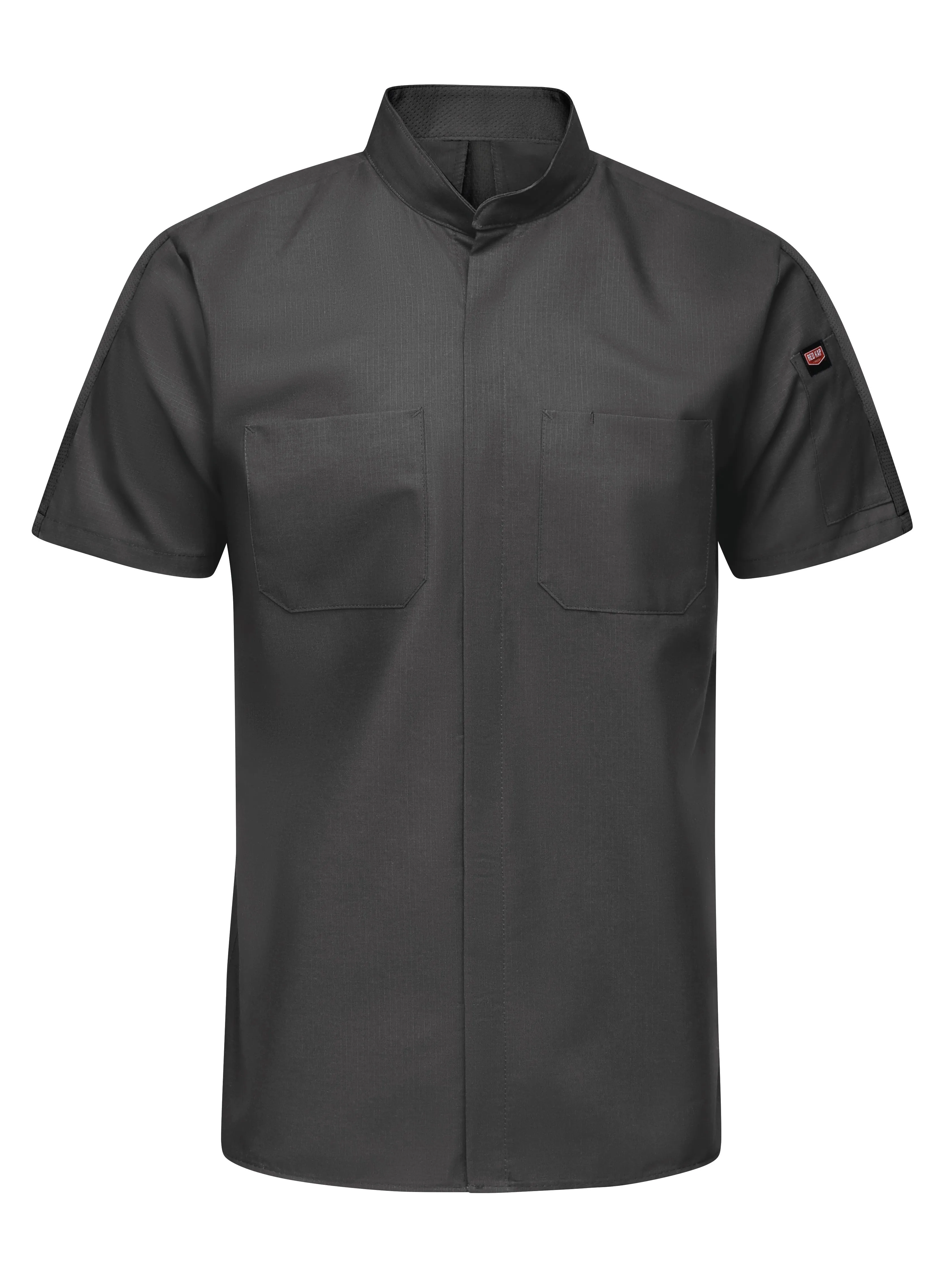 Men's Short Sleeve Pro  Work Shirt with OilBlok and Mimix SX46 - Charcoal