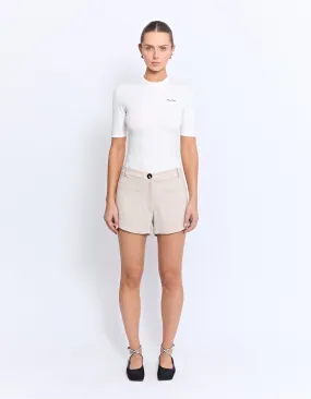 PINO TAILORED SHORT | NATURAL