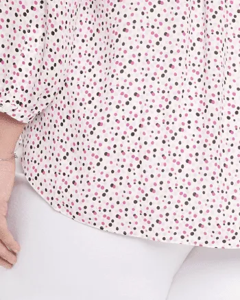 Pintuck Blouse | Charlie Dots