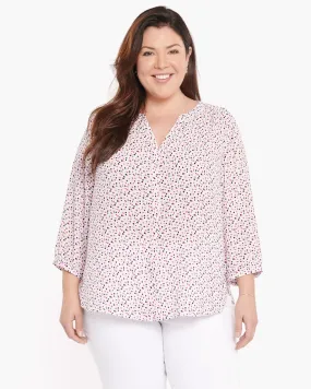 Pintuck Blouse | Charlie Dots