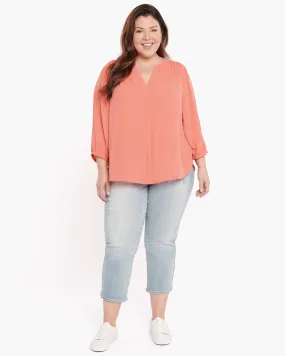 Pintuck Blouse | Fruit Punch