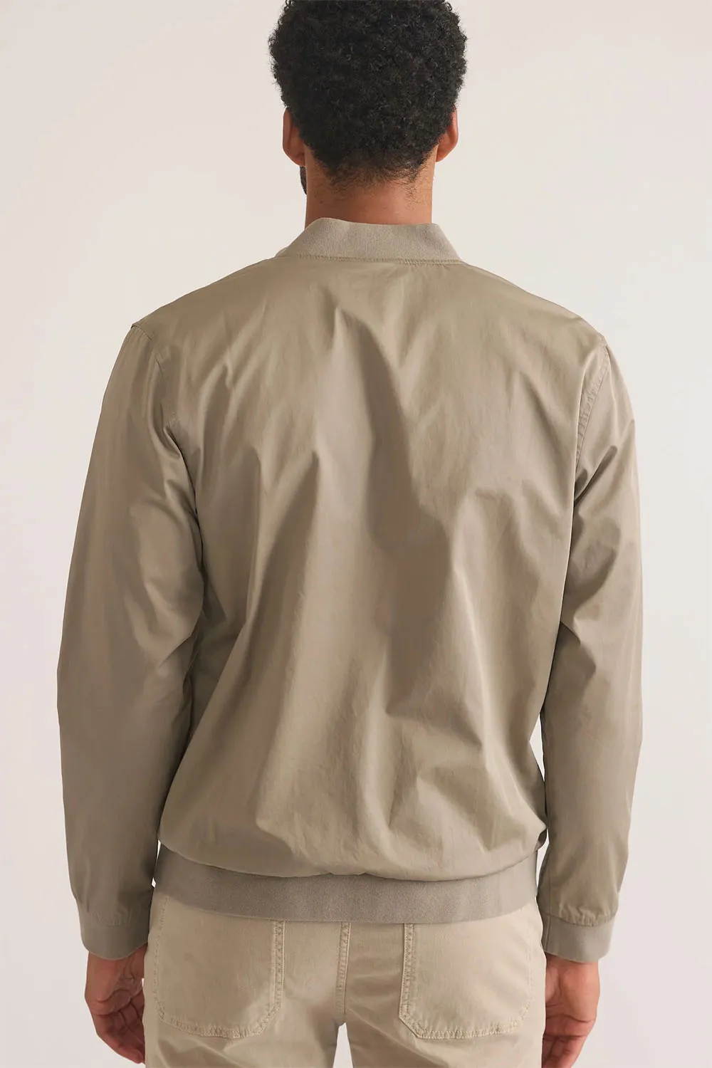 ROSSLAND WAX CANVAS BOMBER Vetiver