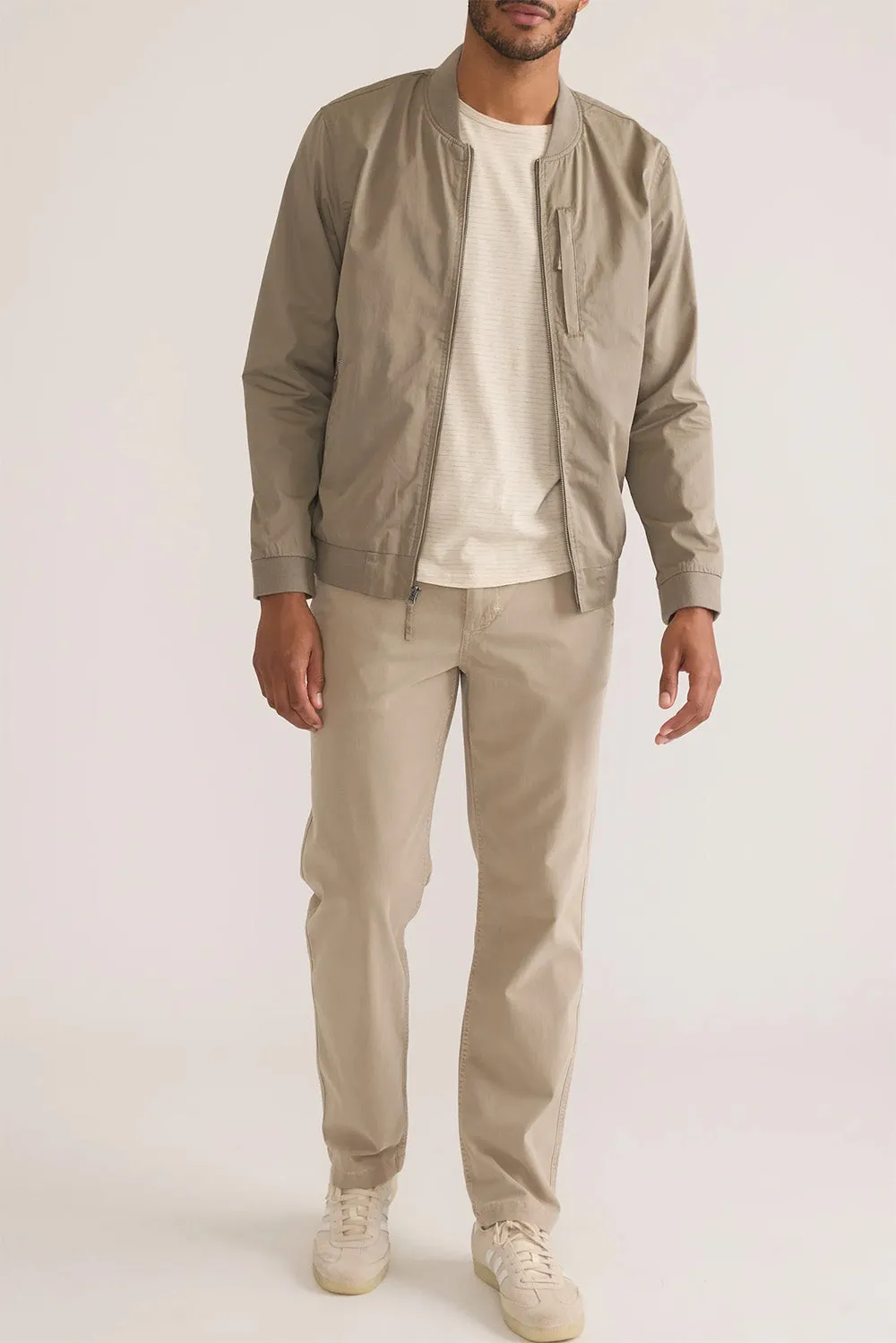 ROSSLAND WAX CANVAS BOMBER Vetiver