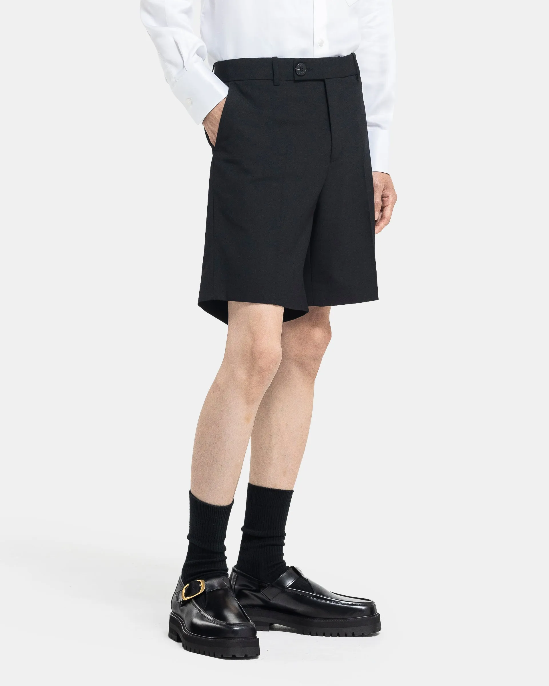 Tailored Shorts in Black
