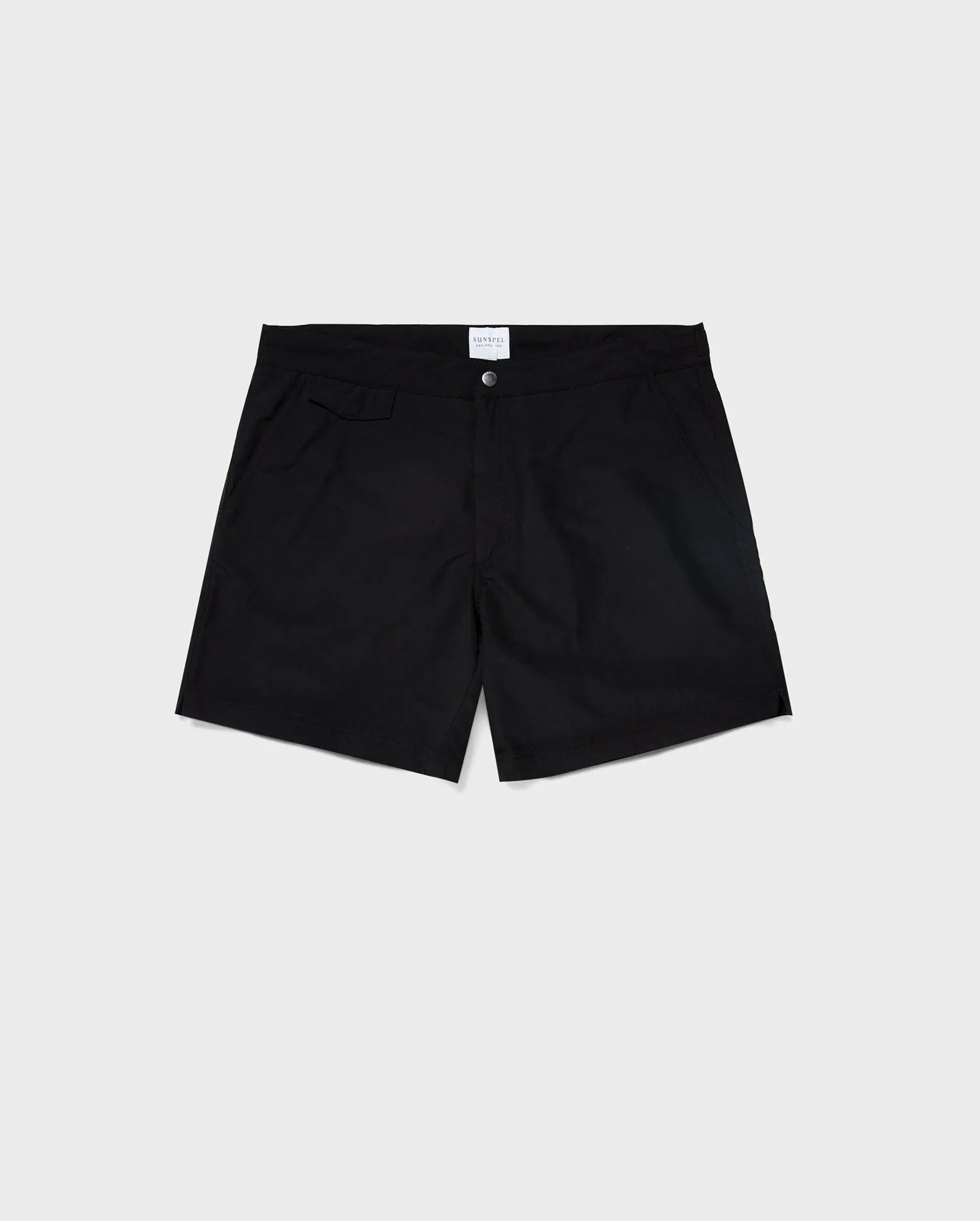 TAILORED SWIM SHORTS / BLACK