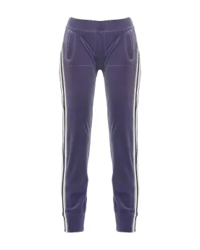 Velour Side Stripe Jogging Pants