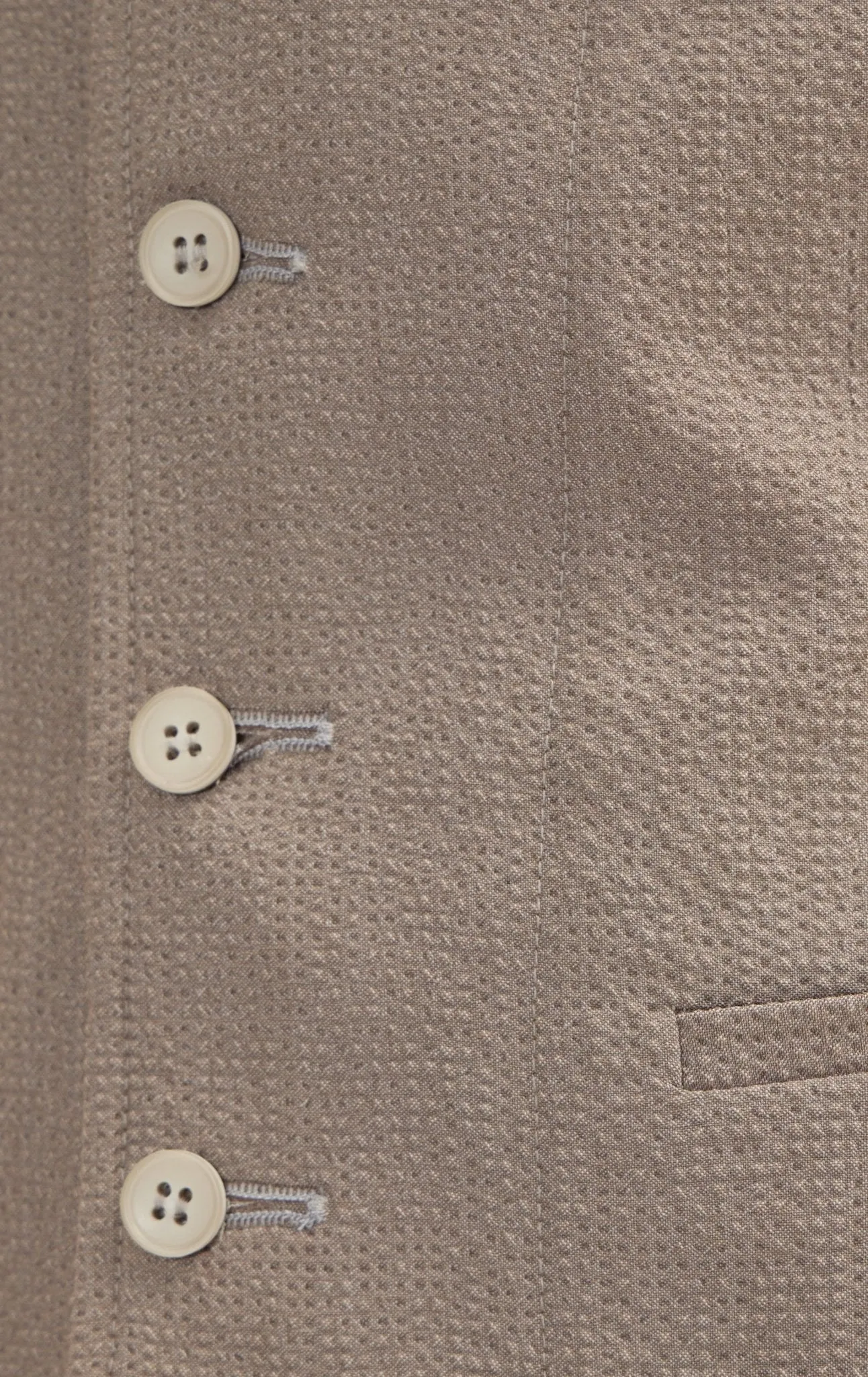 Waffle Stretch Beach day Vest - Brown