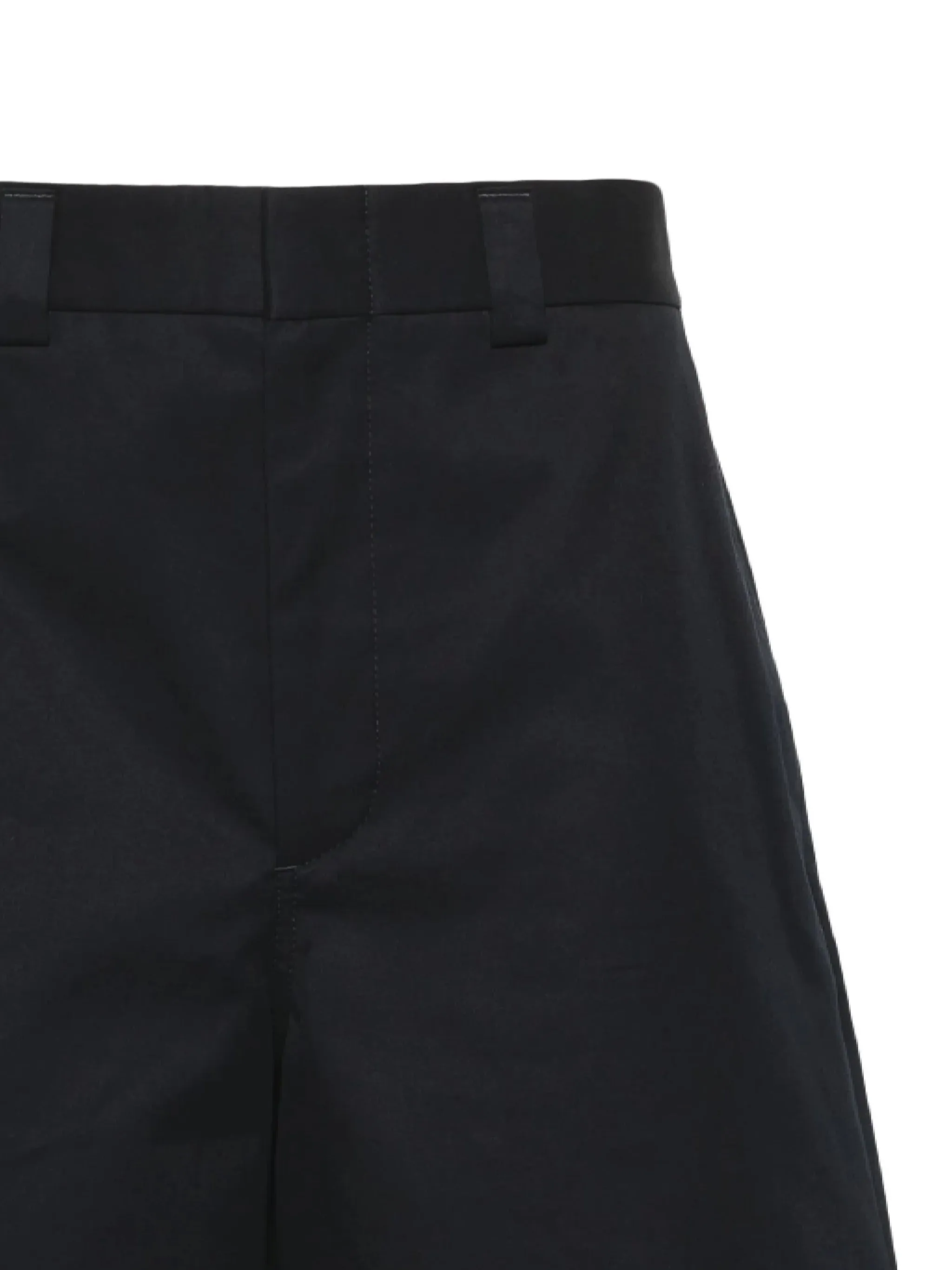 Web-stripe tailored shorts